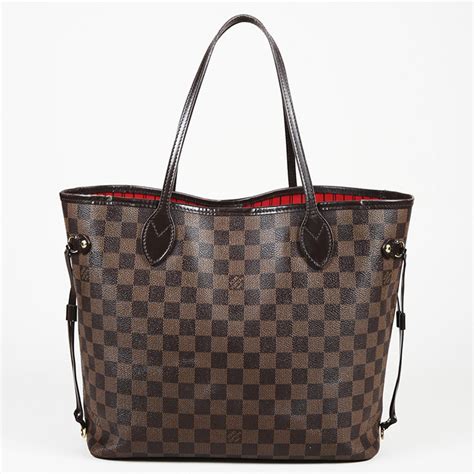 louis vuitton neverfull mm damier ebene canvas n51105|louis vuitton damier ebene satchel.